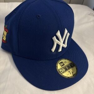 New York Yankees Baseball Era Hat 59FIFTY Fitted Hat -5950  7 1/4 Apple